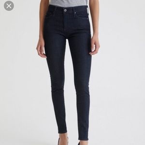 AG Farrah high waisted denim NWT and tote